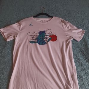 Jump man Charlotte Hornets drifit tee shirt